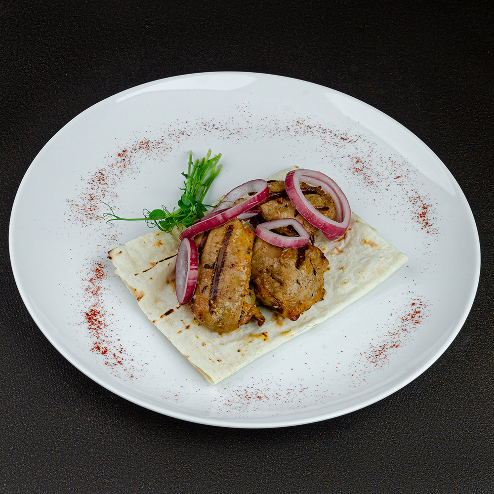 Шашлик з курки за 100г